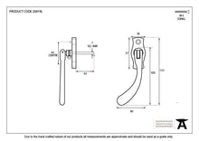 Load image into Gallery viewer, 20419L Polished Brass Peardrop Espag - LH