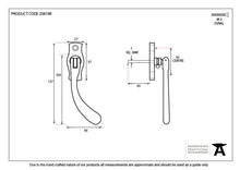Load image into Gallery viewer, 20419R Polished Brass Peardrop Espag - RH
