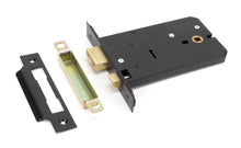 Load image into Gallery viewer, 33005 Black Oak Box Lock & Octagonal Knob Set