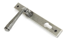 Load image into Gallery viewer, 33034 Pewter Avon Slimline Lever Espag. Lock Set