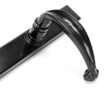 Load image into Gallery viewer, 33035 Black Cottage Slimline Lever Espag. Lock Set