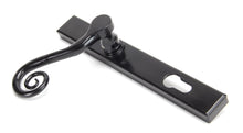 Load image into Gallery viewer, 33037L Black Monkeytail Slimline Lever Espag. Lock Set - LH