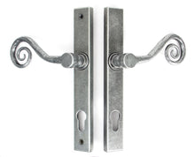 Load image into Gallery viewer, 33038R Pewter Monkeytail Slimline Lever Espag. Lock Set - RH