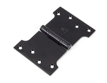 Load image into Gallery viewer, 33047 Black 4" x 4" x 6" Parliament Hinge (pair) ss
