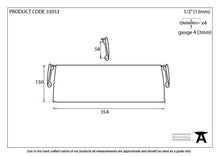 Load image into Gallery viewer, 33053 Polished Chrome Large Letter Plate Cover