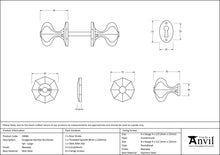Load image into Gallery viewer, 33064 Beeswax Large Octagonal Mortice/Rim Knob Set