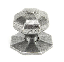 Load image into Gallery viewer, 33066 Pewter Large Octagonal Mortice/Rim Knob Set