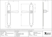 Load image into Gallery viewer, 33117 Black Cromwell Lever Latch Set
