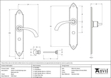 Load image into Gallery viewer, 33138 Black Gothic Curved Sprung Lever Bathroom Set