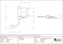 Load image into Gallery viewer, 33213 Beeswax Shutter Hinge (pair)
