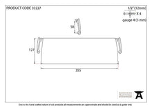 Load image into Gallery viewer, 33227 Black Large Letter Plate Cover