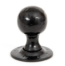 Load image into Gallery viewer, 33252 Black Round Mortice/Rim Knob Set