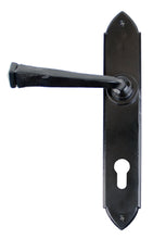 Load image into Gallery viewer, 33273 Black Gothic Lever Espag. Lock Set