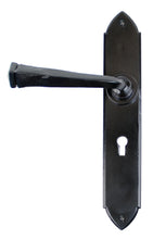 Load image into Gallery viewer, 33276 Black Gothic Lever Lock Set