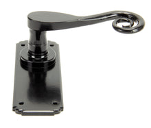 Load image into Gallery viewer, 33278 Black Monkeytail Lever Latch Set