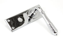 Load image into Gallery viewer, 33308 Polished Chrome Reeded Lever Bathroom Set