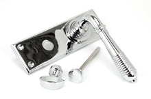 Load image into Gallery viewer, 33308 Polished Chrome Reeded Lever Bathroom Set