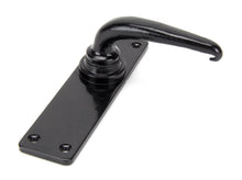 Load image into Gallery viewer, 33317 Black Smooth Lever Latch Set
