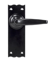 Load image into Gallery viewer, 33318 Black Oak Lever Latch Set