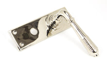 Load image into Gallery viewer, 33326 Polished Nickel Reeded Lever Bathroom Set