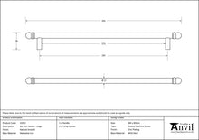 Load image into Gallery viewer, 33352 Natural Smooth 344mm Bar Pull Handle