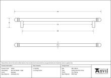 Load image into Gallery viewer, 33355 Beeswax 344mm Bar Pull Handle