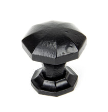 Load image into Gallery viewer, 33372 Black Octagonal Cabinet Knob - Small