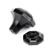 Load image into Gallery viewer, 33372 Black Octagonal Cabinet Knob - Small