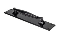 Load image into Gallery viewer, 33466 Black Pull Handle on Backplate
