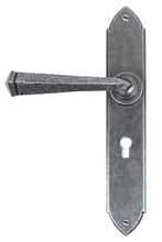 Load image into Gallery viewer, 33600 Pewter Gothic Lever Lock Set