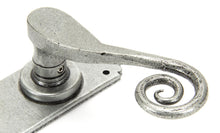 Load image into Gallery viewer, 33616 Pewter Monkeytail Lever Latch Set
