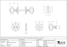 Load image into Gallery viewer, 33643 Pewter Octagonal Mortice/Rim Knob Set
