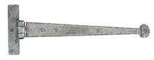 Load image into Gallery viewer, 33653 Pewter 15" Penny End T Hinge (pair)