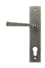 Load image into Gallery viewer, 33704 Pewter Avon Lever Espag. Lock Set