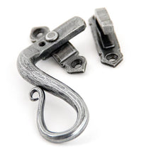 Load image into Gallery viewer, 33710 Pewter Locking Shepherd's Crook Fastener - LH