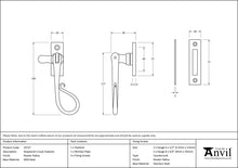 Load image into Gallery viewer, 33727 Pewter Shepherd's Crook Fastener