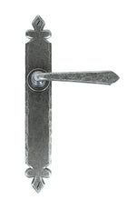 Load image into Gallery viewer, 33731 Pewter Cromwell Lever Latch Set