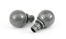 Load image into Gallery viewer, 33734 Pewter Ball Curtain Finial (pair)
