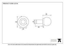 Load image into Gallery viewer, 33734 Pewter Ball Curtain Finial (pair)