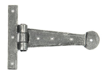 Load image into Gallery viewer, 33788 Pewter 6" Penny End T Hinge (pair)
