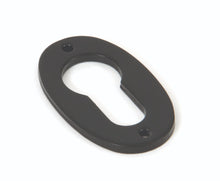 Load image into Gallery viewer, 33830 Black Oval Euro Escutcheon