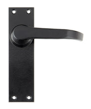 Load image into Gallery viewer, 33878 Black Deluxe Lever Latch Set