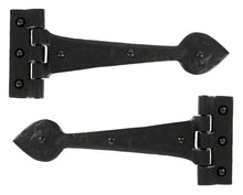 Load image into Gallery viewer, 33885 Black Textured 10½" Cast T Hinge (pair)