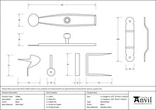 Load image into Gallery viewer, 33966 Black Latch Set