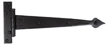 Load image into Gallery viewer, 33973 Black 12" Arrow Head T Hinge (pair)