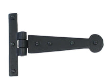 Load image into Gallery viewer, 33987 Black 6" Penny End T Hinge (pair)