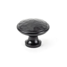 Load image into Gallery viewer, 33993 Black Hammered Cabinet Knob - Large