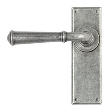 Load image into Gallery viewer, 45126 Pewter Regency Lever Latch Set
