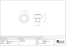 Load image into Gallery viewer, 45150 Pewter Regency Cabinet Knob - Large