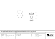 Load image into Gallery viewer, 45211 Pewter Shropshire Cabinet Knob - Small